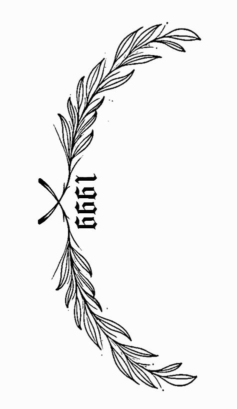 Wreath Tattoo Men, Greek Wreath Tattoo, Laurel Tattoo Design, Veni Vidi Vici Tattoo, Greek Wreath, Laurel Tattoo, Laurel Wreath Tattoo, Wreath Tattoo, Cool Tattoo Drawings