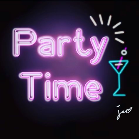 eunoiart 🎨✨ on Instagram: “Party Time 🍸” Party Time Quotes, Footprints In The Sand Poem, Its Party Time, Instagram Party, Random Thoughts, Time Quotes, Outdoor Ideas, Holiday Travel, Party Time