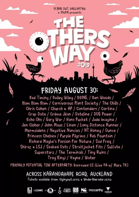 Others-Way-2019-Full-Lineup-Poster - Ambient Light Music Festival Lineup Poster, Festival Posters Design, Festival Lineup Poster, Line Up Poster, Festival Poster Ideas, Lineup Design, Lineup Poster, Festival Artwork, Festival Poster Design