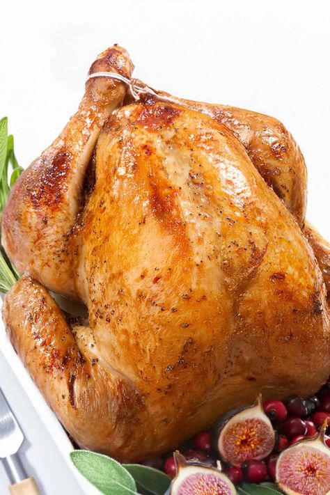 Get tender, flavorful turkey with this overnight slow-roasted turkey recipe! Perfect for beginners, it's brined, buttery, and ready by morning for an easy, juicy meal. Slow Roast Turkey In Oven, Slow Roasted Turkey In Oven Overnight, How To Slow Roast A Turkey Overnight, Cooking Turkey In Oven All Night, Slow Roast Turkey Overnight, Over Night Turkey In Oven, How To Bake A Turkey In A Roasting Pan, Overnight Roasted Turkey, Slow Roasting Turkey Overnight