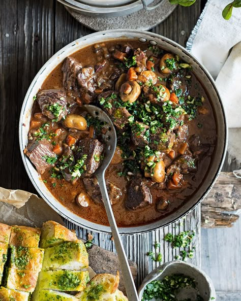 ''This dish never disappoints. It’s the ultimate comfort food for a cold winter’s night.'' – the late food writer Valli Little Beef Daube, Easy Beef Bourguignon, French Food Recipes, French Foods, Winter Dishes, Impressive Recipes, French Dishes, French Recipes, Beef Stew Recipe