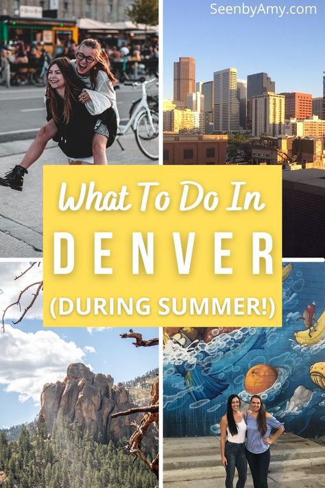 Colorado Vacation Ideas, Denver Colorado Vacation, Denver Itinerary, Denver Travel Guide, Denver Things To Do, Colorado Vacation Summer, Weekend In Denver, Denver Activities, Denver Vacation