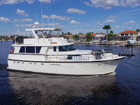 1983 Hatteras 53 Extended Deckhouse Motor Yacht Motor Yacht for sale - Hatteras Yachts, Sinot Yacht, Sood Yacht, Breakfast Nook Table, Kismet Yacht, Db9 Yacht, Large Storage Cabinets, Detroit Diesel, Boat Names