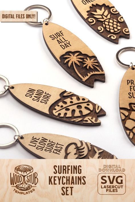 Wood Laser Cut Wood Crafts: Unique Designs and Projects for Your Home Keychain Svg, Wood Laser Ideas, Diy Laser Cut, Laser Engraving Ideas, Laser Engraved Gifts, Laser Cut Wood Crafts, Wood Keychain, 3d Cnc, Laser Cut Ideas