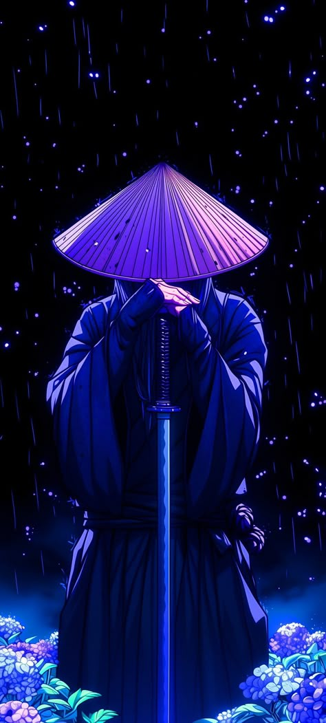 Lone Warrior, Dark Knight Wallpaper, Iphone 6s Wallpaper, Shadow Creatures, Batman Comic Wallpaper, Black And Blue Wallpaper, Samurai Wallpaper, Dark Purple Wallpaper, Dreamy Artwork