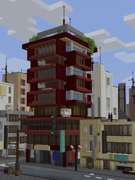 I'm TheGimmicky - Minecraft artist. Minecraft Random, Minecraft Japanese, Minecraft City Buildings, Minecraft City, How To Play Minecraft, Pocket Edition, Minecraft Architecture, Minecraft Buildings, Minecraft Builds