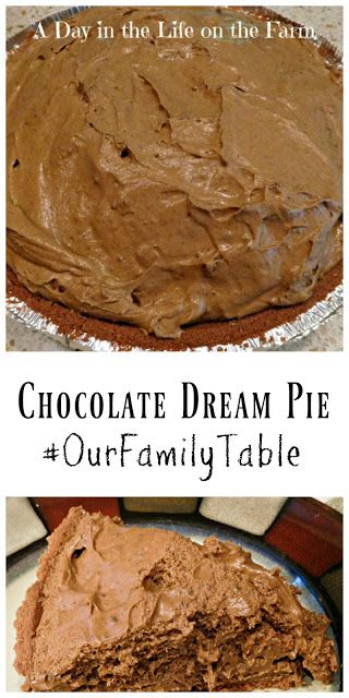 A Day in the Life on the Farm: Chocolate Dream Pie #OurFamilyTable Dream Pie Recipe, Key Lime Yogurt Pie, Banana Pie Recipe, Dream Pie, Peppermint Crisp Tart, Chocolate Cream Pie Recipe, Future Chef, Banana Pie, Thanksgiving 2023