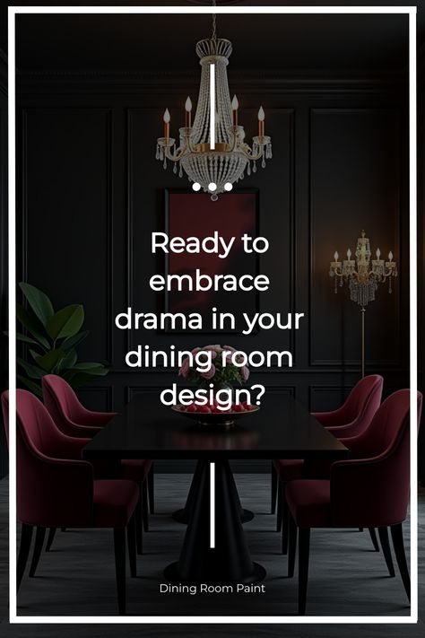 Dark dining room ideas