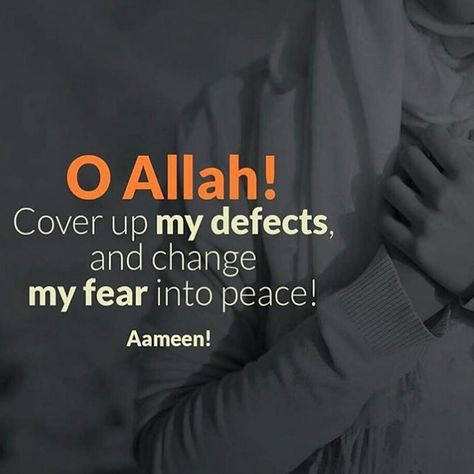 306 Likes, 12 Comments - Guidelight.TV (@guidelight_tv) on Instagram: “O Allah, cover up my defects and change my fear in to peace. #Islam #peace #Allah” Islam Peace, Islam Beliefs, Ramadan Quotes, Allah Love, Islamic Quotes Wallpaper, Allah Quotes, Quran Quotes Love, Allah Islam, Strong Quotes