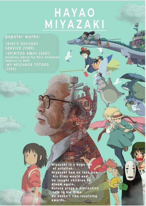 Hayao Miyazaki Movies, Hayao Miyazaki Art, Studio Ghibli Poster, Miyazaki Art, Studio Ghibli Fanart, Funny Looking Cats, Studio Ghibli Characters, Japanese Animated Movies, Learn History