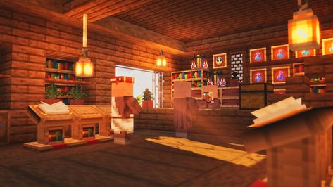 Minecraft Book Shop, Minecraft Potion Shop, Shop In Minecraft, Nostalgic Minecraft, Cozy Minecraft, Minecraft Book, Potion Shop, Cottage Minecraft, Minecraft Building Ideas