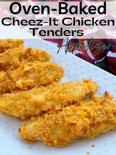 Cheeze It Chicken, Cheez It Chicken, Chicken Tender Recipe, Cheez It Recipe, Cracker Chicken, Baked Chicken Tenders, Chicken Tender, Food Substitutions, Chicken Tender Recipes