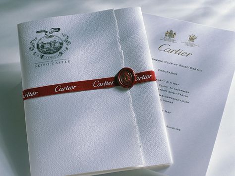 cartier invitation Cartier Invitation, Ribbon Graphic Design, Brand Invitation, Branded Ribbon, Fashion Invitation, Experiential Marketing Events, Cartier Event, Logo Examples, Fashion Show Invitation