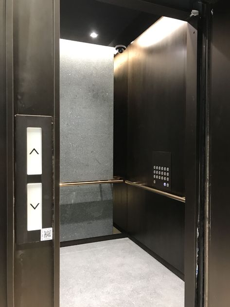 Apartment Door Design, Futuristic Apartment, Veneer Texture, Elevator Buttons, Elevator Interior, Elevator Lobby, Elevator Design, Apartment Door, Dream Apartment Decor