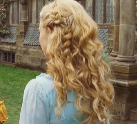 Cinderella Aesthetic, Cinderella Hair, Cinderella 2015, Princess Core, 2015 Hairstyles, Princess Hairstyles, Lily James, Disney Aesthetic, Princess Aesthetic