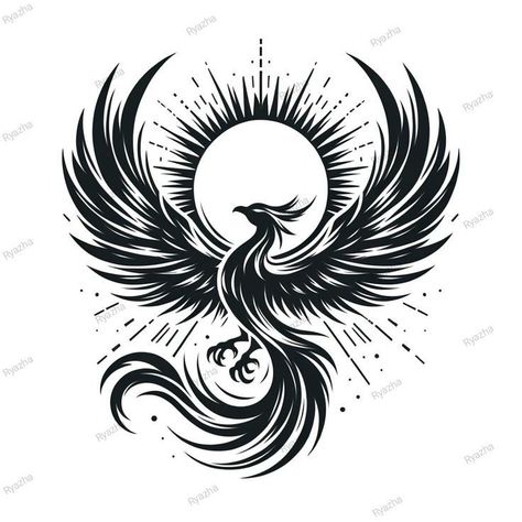 Fenix Tattoo Design, Phoenix Bird Drawing, The Phoenix Bird, Tato Phoenix, Fenix Tattoo, Phoenix Drawing, Phoenix Tattoo Design, Phoenix Design, Phoenix Art