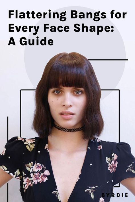 Found: The Best Bangs for Every Face Shape, According to Experts Bangs For Face Type, Bangs For Narrow Face, Best Bangs For Diamond Face Shape, Oval Face Bangs Short Hair, Bangs Small Forehead Face Shapes, Bangs Diamond Face Shape, Bangs For Inverted Triangle Face, Heart Face Bangs, Bob With Bangs Oval Face