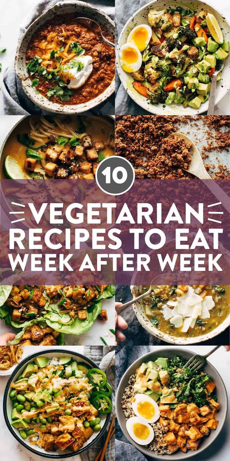 Really Healthy Dinner Recipes, Vegetarian Recipes Without Tofu, Healthy Dinner Recipes Lentils, Easy Beginner Vegetarian Meals, Easy Crockpot Recipes Healthy Vegetarian, Easy Vegetarian Dinners For Two, Different Vegetarian Recipes, Vegetarian Recipes No Tofu, Winter Vegetarian Dinner Recipes