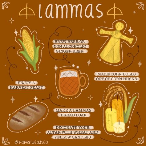 Lammas Ritual, Lammas Celebration, Hoodoo Witch, Wicca Holidays, The Sabbats, Lammas Lughnasadh, Dia De Los Muertos Decorations Ideas, Cottagecore Witch, Corn Dolly