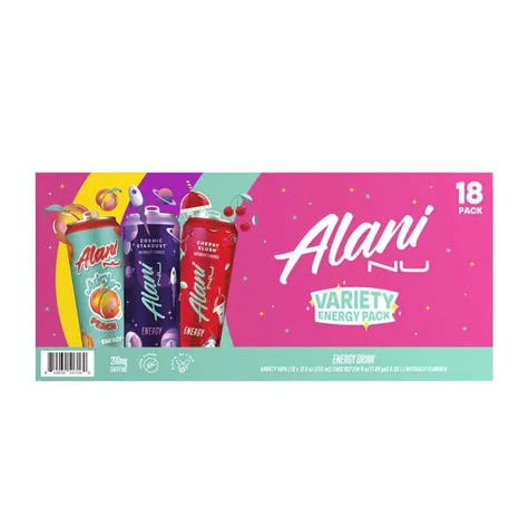 Alani Nu Energy Drink, Variety Pack, 12 fl oz, 18-count  | Costco