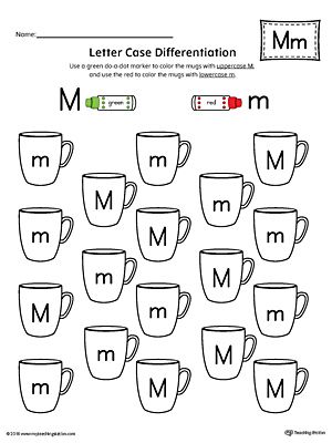 Letter Case Recognition Worksheet: Letter M Worksheet.This fun and coloring activity helps preschoolers and kindergarteners recognize the difference between the uppercase and lowercase letter M. Letter Mm Activities For Preschoolers, Letter Mm Worksheets, Letter M Activities For Preschool, Preschool Letter M, Family Kindergarten, Letter M Activities, Letter M Worksheets, Worksheets For Preschoolers, Letter Worksheets For Preschool