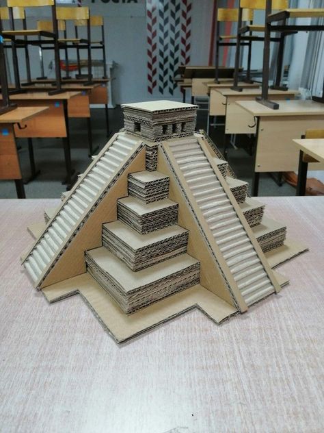 Cardboard Art Sculpture, Cardboard Model, Interior Architecture Drawing, Cardboard Sculpture, Science Projects For Kids, Candy Land Christmas Decorations Diy, Architecture Design Concept, Cardboard Art, Miniature Crafts