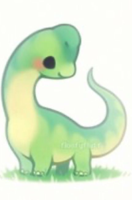 Cute Dinosaur Drawing Kawaii, Cute Dino Drawing, Kawaii Dinosaur Tattoo, Derpy Dinosaur Drawing, Chibi Spinosaurus, Dianousor Drawing Cute, Cute Dianousor Cartoon, Dino Drawing, Kawaii Dinosaur