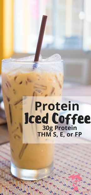 What could be better than a refreshing iced coffee that packs a 30g punch of protein + powerhouse collagen - without changing the taste? This Iced Protein Coffee is THM S, E, or FP or doesn't disappoint! - Keto, Trim Healthy Mama, Sugar Free Fit Mom Journey http://fitmomjourney.com/30g-coffee-protein-shake-thms-e-fb/ Iced Protein Coffee, Creamer Homemade, Thm Smoothies, Protein Iced Coffee, Flavored Creamer, Trim Healthy Mama Drinks, Iced Coffee Protein Shake, Coffee Protein Shake, Trim Healthy Momma