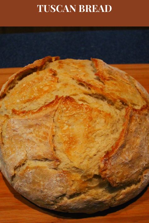 Italian Bread Loaf Recipe, Crusty Italian Bread Recipe, Artesian Bread, Bread Loaf Recipe, Tuscan Bread, Loaf Bread Recipe, Rustic Italian Bread, Crusty Bread Recipe, Italian Bread Recipes