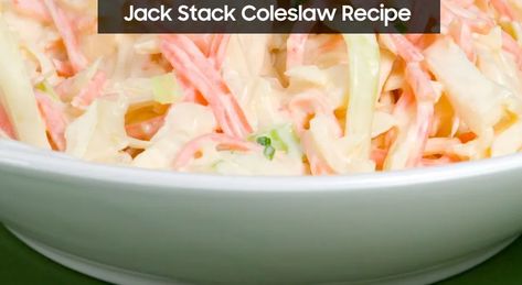 Jack Stack, Coleslaw Recipe Easy, Shredded Cabbage, Kitchen Guide, Bbq Sides, Miracle Whip, Slaw Recipes, Coleslaw Recipe, Yellow Onion