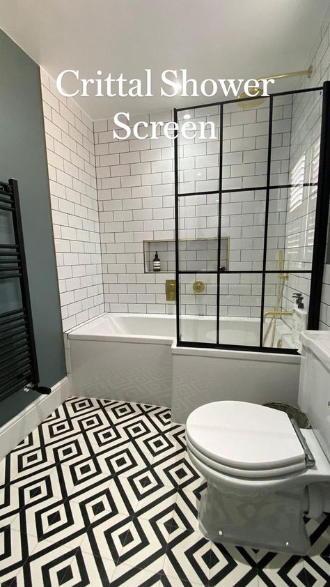 Crittal Shower Screen | Modern bathroom remodel, Bathroom layout, Bathroom remodel shower Small Bathroom Interior, Modern Bathroom Remodel, Small Bathroom Renovation, Small Bathroom Makeover, Bathroom Redesign, Bathroom Design Decor, Bathroom Remodel Shower, Bathroom Inspiration Decor, Small Bathroom Ideas