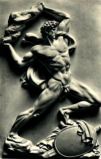 MALE NUDE RELIEF Arno Breker, German Culture, Nude Artwork, Male Pose Reference, German Art, Alexander The Great, Male Figure, Toned Body, Environment Concept Art