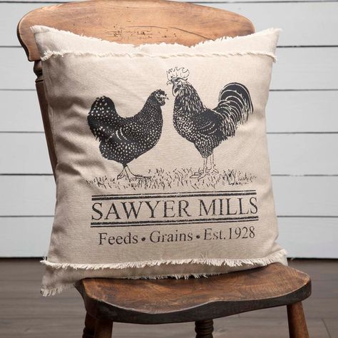 News - Allysons Place Black Stencil, Chicken Pillows, Pig Pillow, Farmhouse Throw Pillow, Vhc Brands, Vintage Farmhouse Style, Fringe Pillows, Decor Pillows, Farmhouse Pillows