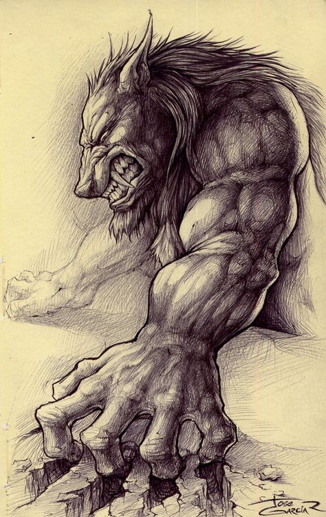 I made this sketch with a black ink pen trying to find a more contrasted drawing, in this work I'm trying to represent a werewolve under presion in a judgement ... or something like that. Werewolf Tattoos, Werewolf Tattoo, Werewolf Drawing, Tattoos Pictures, Werewolf Art, 얼굴 그리기, Vampires And Werewolves, Desenho Tattoo, Wolf Tattoos