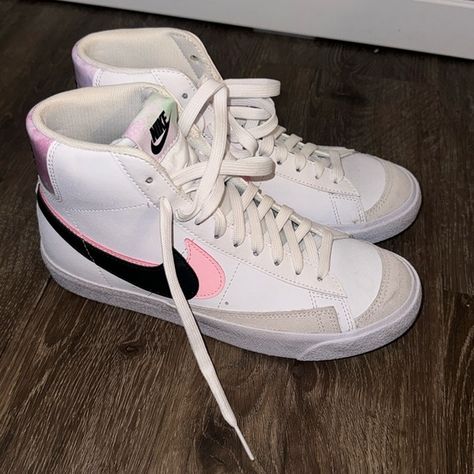 Nike high top blazers Nike High Top, Nike High Tops, Nike High, High Top, Nike Shoes, High Tops, Blazer, Nike, Outfit Inspo