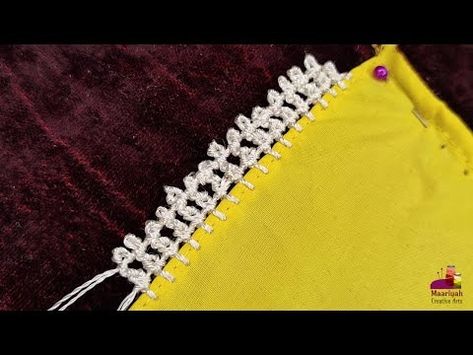 Lace using Needle and Thread | Sui aur Dhage se Border Lace Banaye - 462 - YouTube Border Lace, Subscribe To My Channel, Needle Lace, Lace Embroidery, Border Design, Needle And Thread, Embroidery Patterns, Thread, Textiles