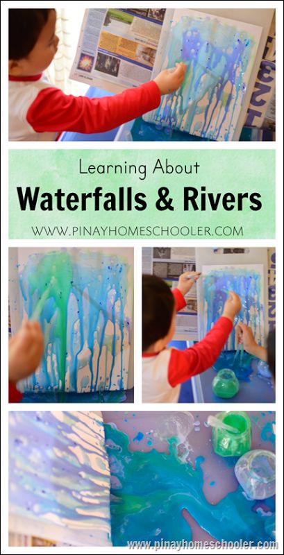 Waterfalls and Rivers Waterfall Preschool Activities, Bodies Of Water Preschool, Natures Giants Preschool Theme, Bodies Of Water Activities Preschool, Water Preschool, Water Theme Preschool, Water Activities Preschool, River Animals, Water Study