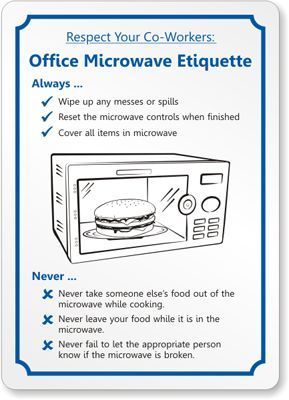 Office Rules Sign, Office Kitchen Etiquette, Kitchen Etiquette, Breakroom Ideas, Break Room Decor, Break Room Design, Kitchen Rules Sign, Break Room Ideas, Workplace Etiquette