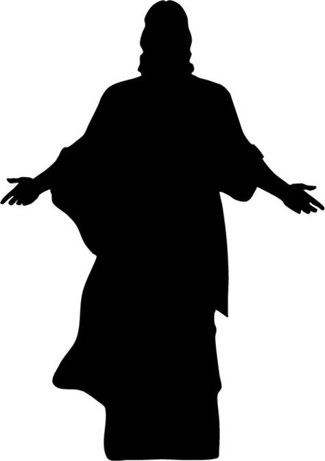 Jesus Silhouette, Church Altar Decorations, Jesus Artwork, Silhouette Drawing, Pictures Of Christ, Christian Artwork, Silhouette Clip Art, Cross Art, Church Banners