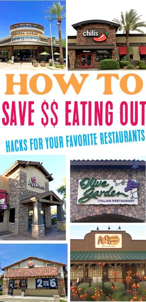 Save Money Eating Out - Best Tips and Ideas to Save on Fast Food and Sit Down Restaurants - Perfect for Frugal Date Nights or Road Trips! Cookout Restaurant, Restaurant Hacks, Chocolate Fantasy, Hacks To Save Money, Frugal Wedding, Restaurant Deals, Rv Trip, Frugal Girls, Seasonal Living