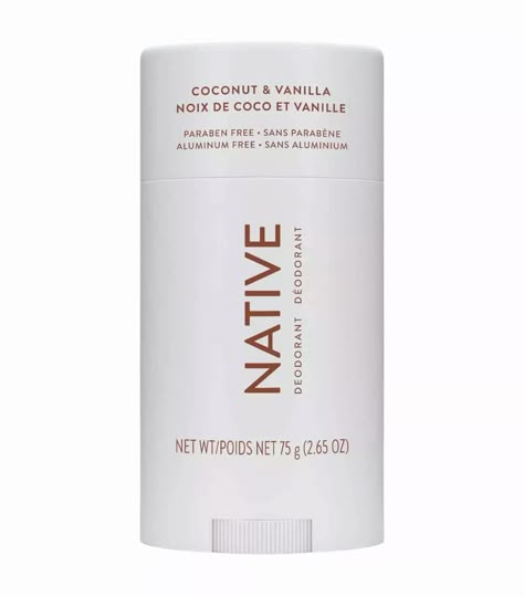 Native Coconut Vanilla Native Coconut Vanilla, Vanilla Deodorant, Best Deodorant, Native Deodorant, Dark Underarms, Aluminum Free Deodorant, The Everygirl, Vanilla Coconut, Shave Gel