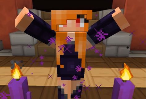 Aphmau Minecraft Diaries, Lucinda Aphmau, Peach Hair Colors, Witch Names, Kawaii Chan, Hair Color Orange, Aphmau Characters, 27 Years Old, People In Need