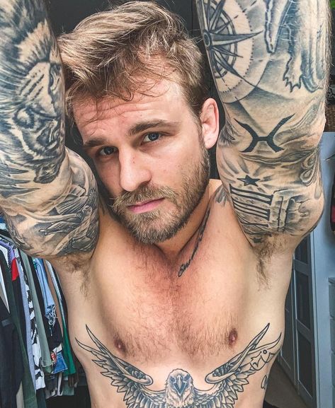 Under Armpit Tattoo, Armpit Tattoo, Tattooed Men, Picture Books, Beards, Skull Tattoo, Boyfriend Material, Tattoos For Guys, Portrait Tattoo