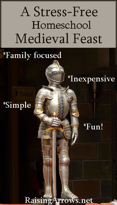 A Homeschool Medieval Feast That Wont Stress You Out (Family Focused and CHEAP!) Medieval Feast, Middle Ages History, Tapestry Of Grace, Awards Banquet, Raising Arrows, Library Programming, Medieval Party, Homeschool Social Studies, My Father's World