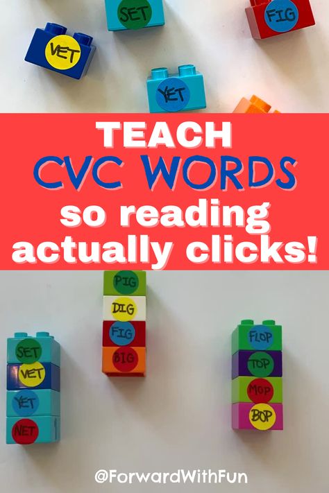 Hands on CVC Word Family Game that is so fun, your kindergarten or first grader will want to play it twice. In this phonics activity your child will sound out cvc words and sort them into word families using one of their favorite toys. Discover 5 other hands-on games that help reading really click without a single worksheet. #learningtoread #cvc #cvcwordfamily #kindergarten #firstgrade #phonics #wordfamilies #cvcwords Cvc Words Hands On Activities, Teach Cvc Words, Word Family Activity, Cvc Games, Letter Learning Activities, Cvcc Words, Activity For Kindergarten, Phonics Activity, Word Family Activities