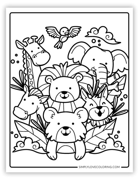 Free zoo coloring pages are the perfect activity for homeschooling, classrooms, teachers, kids' activities, and educational activities. Sheets Background, Jungle Coloring Pages, Zoo Coloring Pages, Zoo Animal Coloring Pages, Free Kids Coloring Pages, Monster Coloring Pages, Batman Wallpaper, Printable Coloring Sheets, Animal Coloring Books