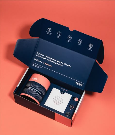 Reset Bioscience on Behance Influencer Box Packaging, Wellness Packaging Design, Candle Package Design, Wellness Packaging, Mailer Box Design, Cbd Packaging, Packaging Ideas Business, Branding Design Packaging, Mailer Box