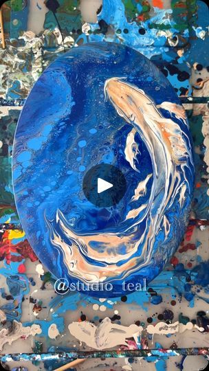 Pisces Fish Art, Koi Fish Painting, Pisces Fish, Diary Entry, A Diary, Fluid Painting, Fluid Acrylics, Fish Painting, Pour Painting