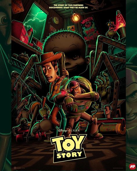 Toy Story 1995, Dungeons And Dragons Art, Matt Ryan, Marvin The Martian, Pop Culture Art, Family Movies, Gig Posters, Sony Pictures, Disney Fun