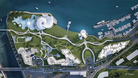 Waterfront Architecture, Architecture Symbols, Masterplan Architecture, Folding Architecture, Clubhouse Design, Marina Resort, City Branding, Campus Design, Eco City